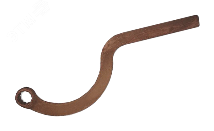 Изображение товара Ключ накидной серповидный 30 омедненный ручной инструмент для резьбовых соединений