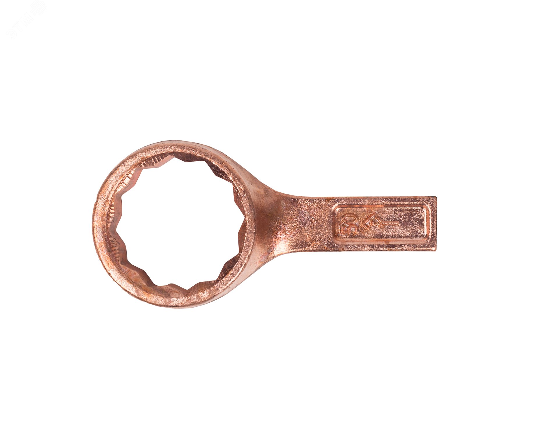 Изображение товара Ключ накидной односторонний 50 омедненный КЗСМИ Россия