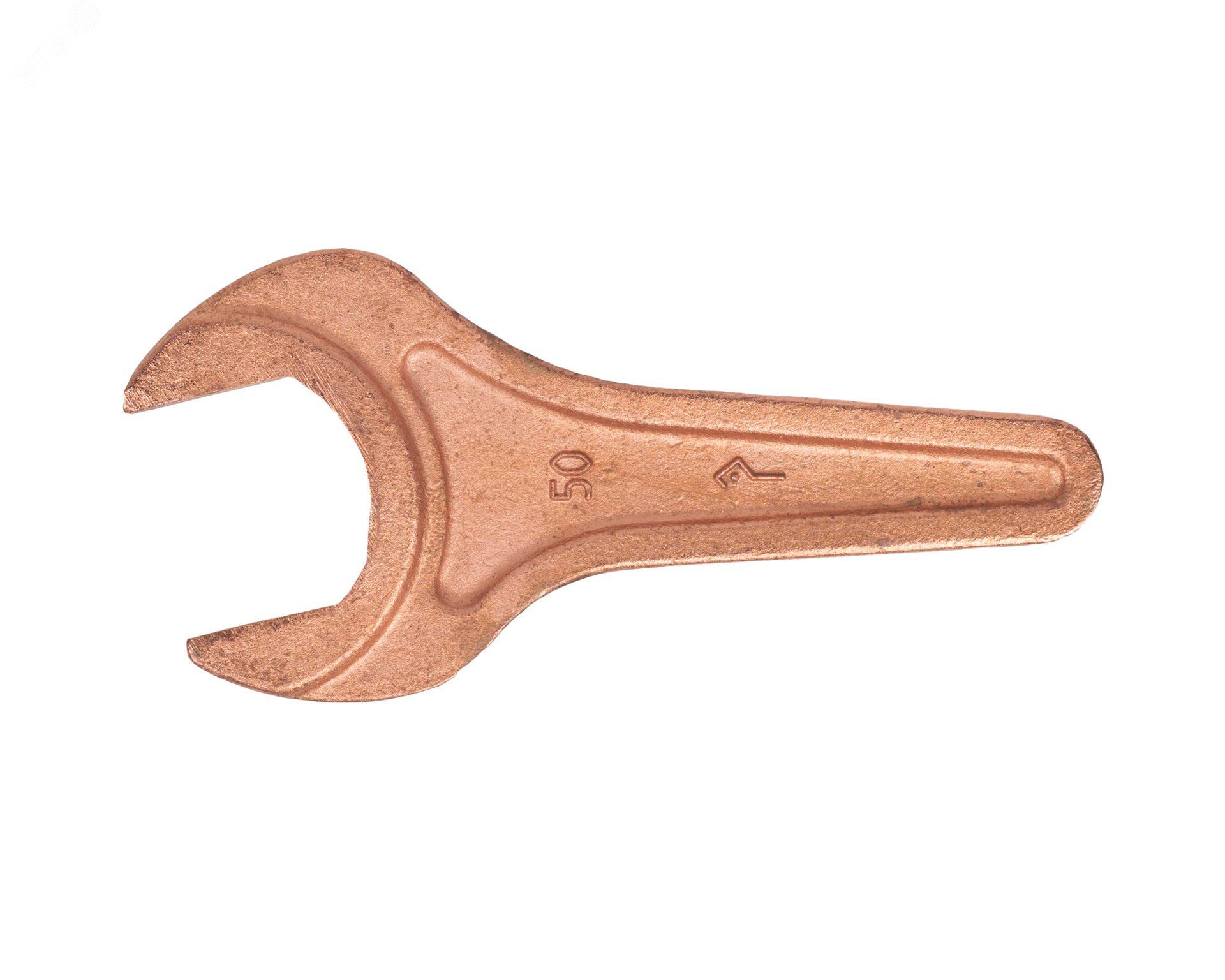 Изображение товара Ключ гаечный (рожковый) односторонний 50 омедненный (шт)