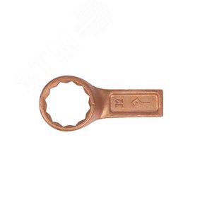 Изображение товара Ключ накидной односторонний 32 омедненный (шт)