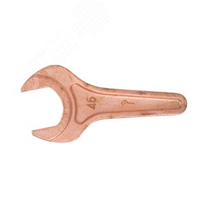 Изображение товара Ключ гаечный (рожковый) односторонний 46 омедненный (шт)
