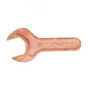 Изображение товара Ключ гаечный (рожковый) односторонний 55 омедненный (шт)