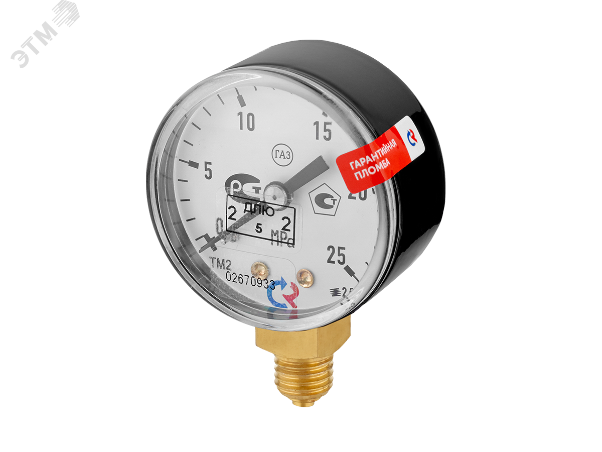 Изображение товара Манометр ТМ-210Р.00(0-25МРа) M12x1,5.2,5. ГАЗ (шт)