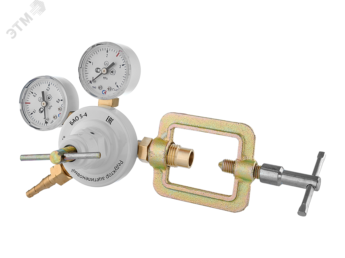 Изображение товара Редуктор ацетиленовый БАО 5-4 (7871130000), манометры с поверкой (шт)