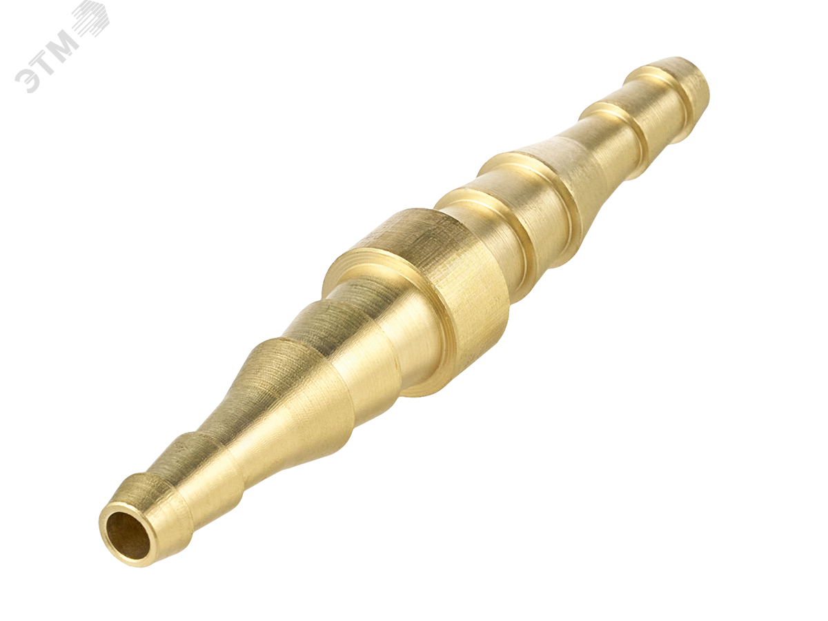 Изображение товара Соединитель прямой для газ. рукавов 6/9 - 6/9, BR (шт)