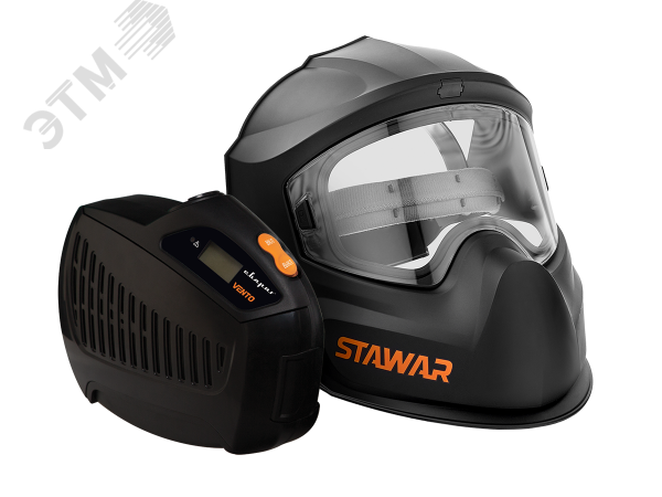 Изображение товара Щиток для шлифовки Stawar с блоком Vento профессиональный защита и очистка воздуха