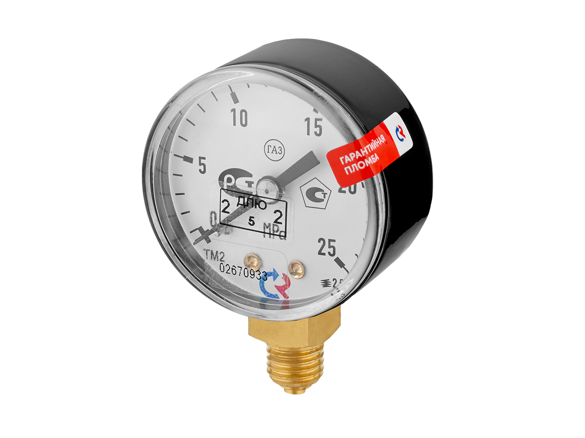 Манометр ТМ-210Р.00(0-25МРа) M12x1,5.2,5. ГАЗ