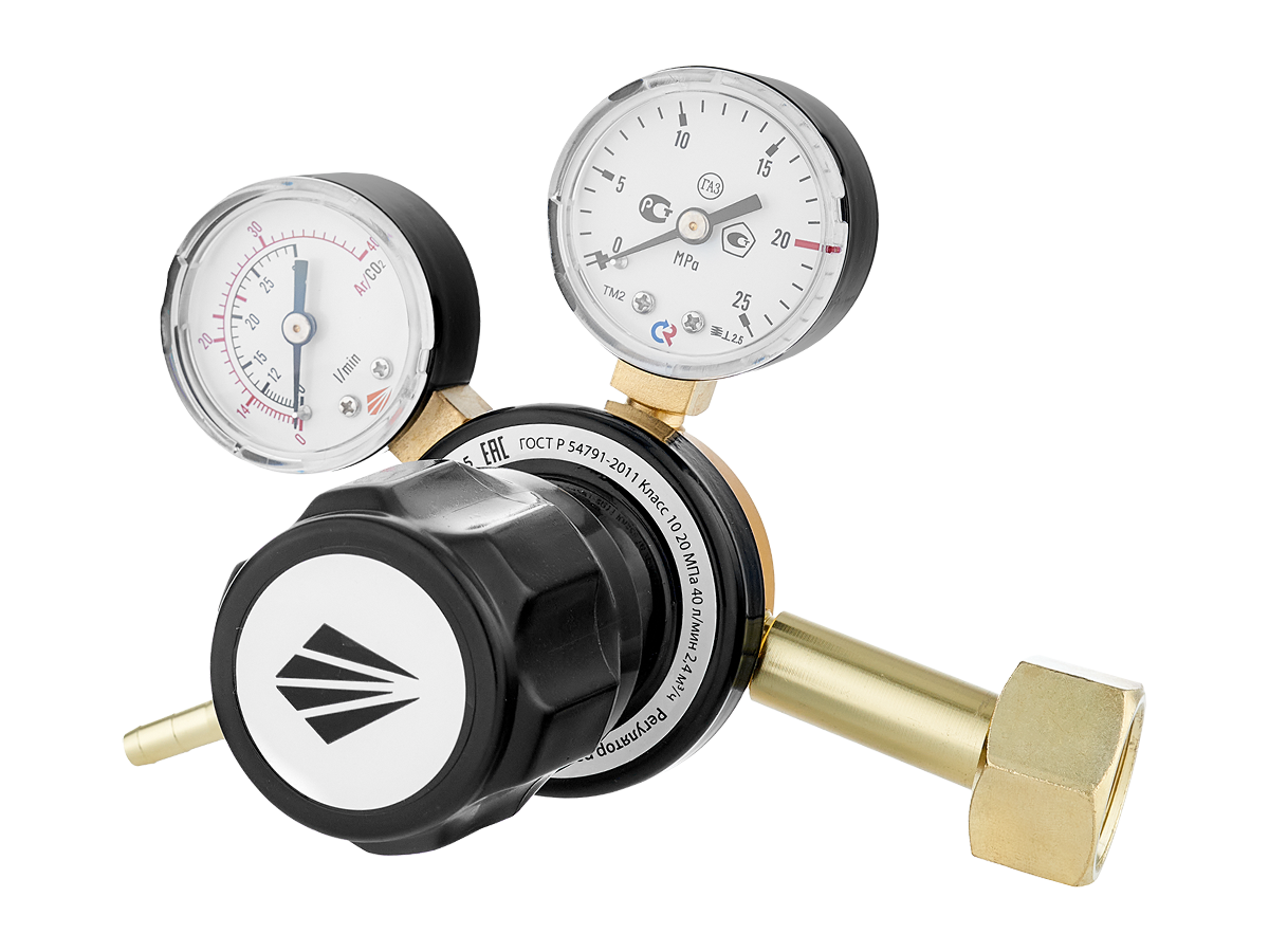 Регулятор расхода газа универсальный  У-30/АР-40-5 (7872632000), манометр с поверкой