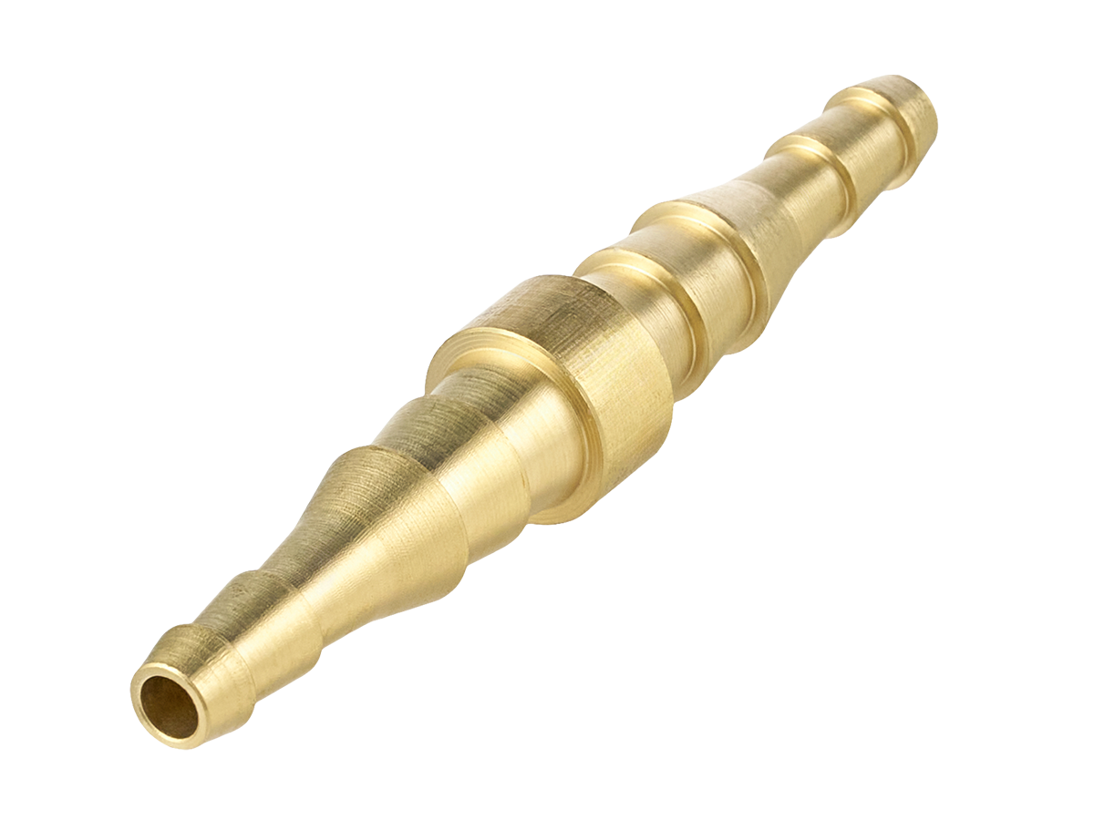 Соединитель прямой для газ. рукавов 6/9 - 6/9, BR