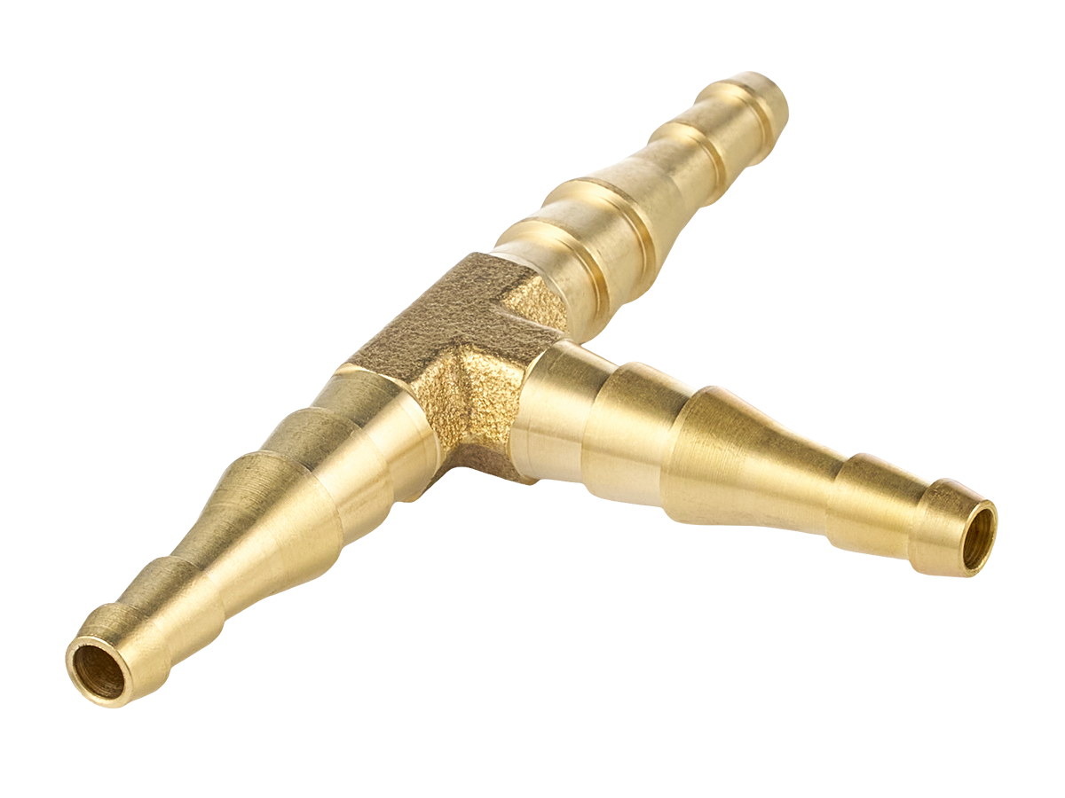 Соединитель тройник для газ. рукавов 6/9 - 6/9 - 6/9, BR