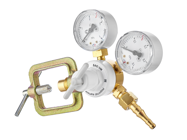 Редуктор ацетиленовый  БАО-5М (AR-137A), манометры с поверкой
