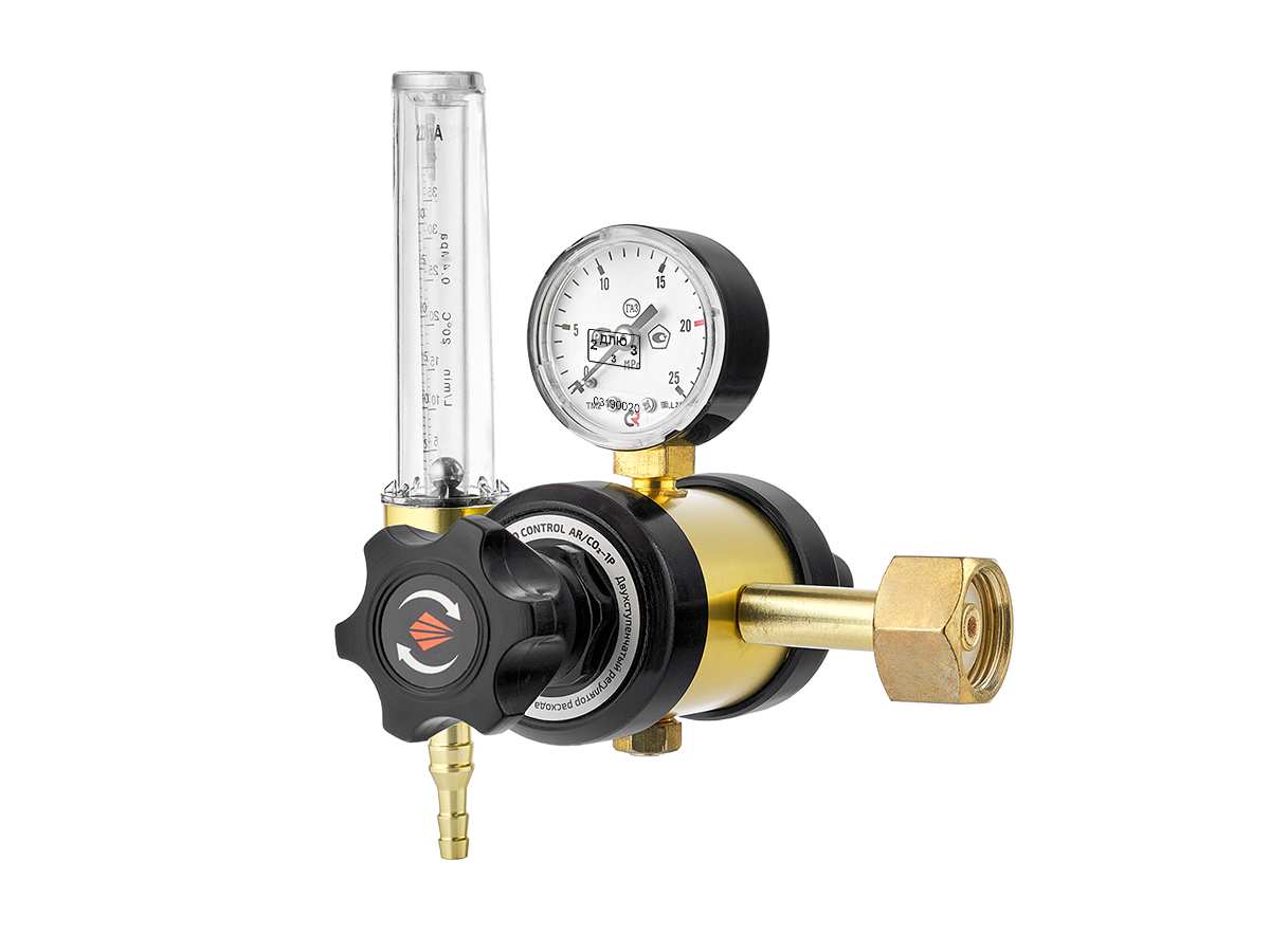 Регулятор расхода газа универсальный Сварог PRO CONTROL двухступенчатый AR/CO2 1Р (7872638000)