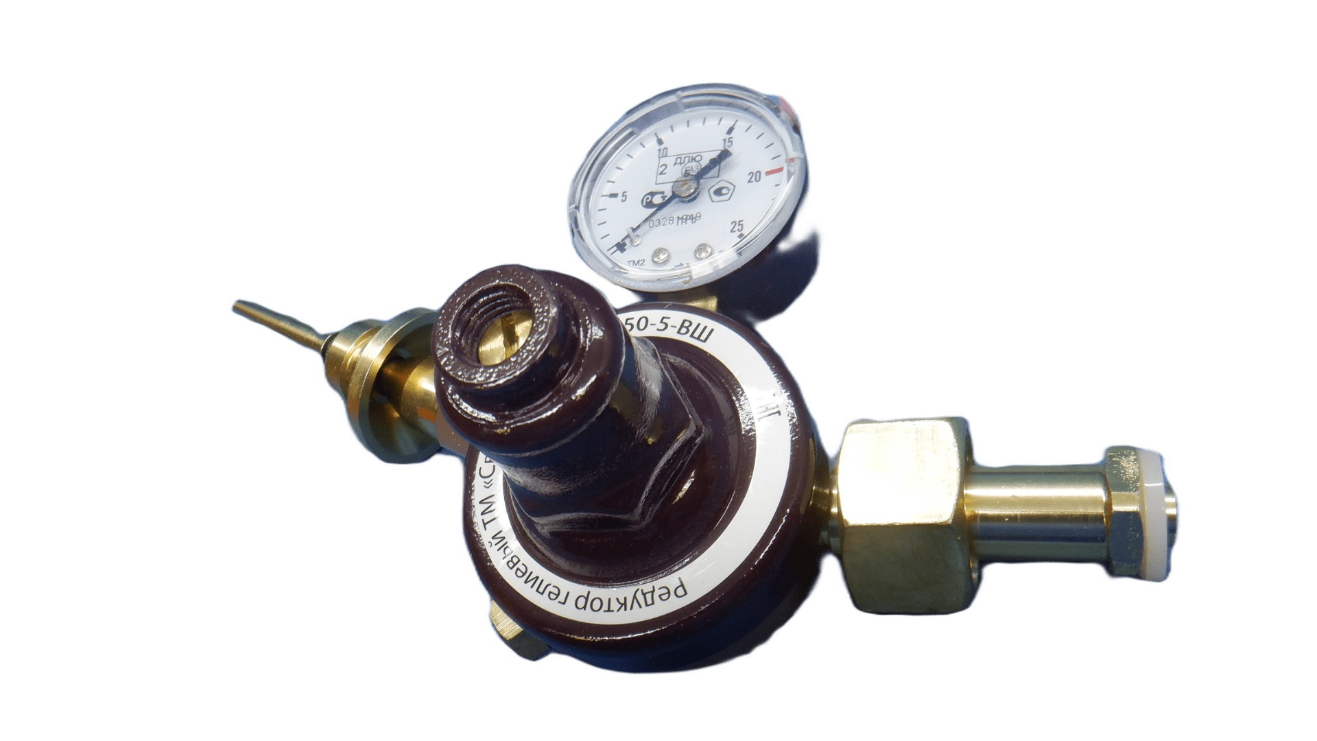 Редуктор гелиевый БГО-50-5-ВШ (1C008-0029), манометр с поверкой