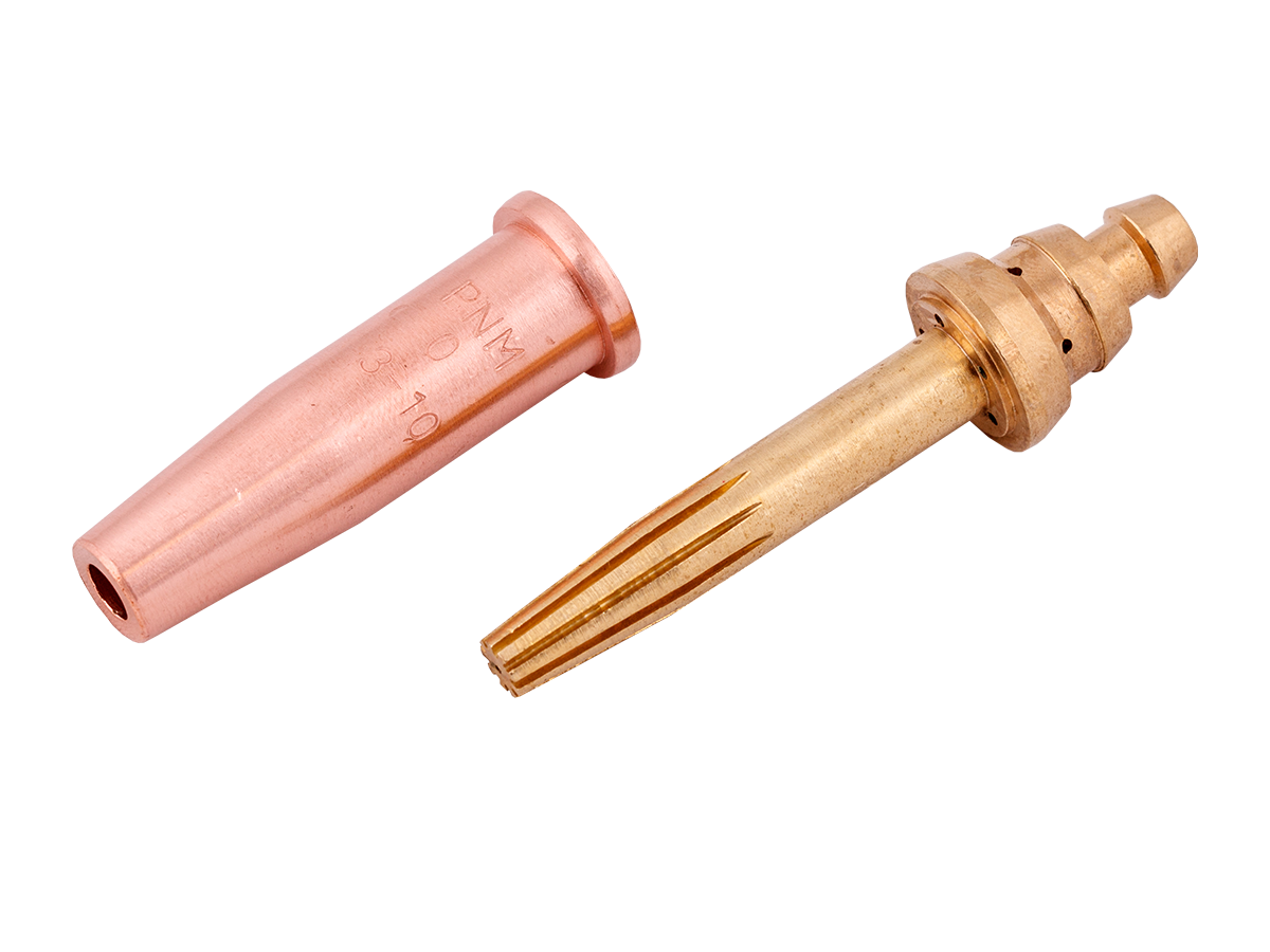 Мундштук к трехтрубному пропановому резаку №1-PNM в сборе 10-25 мм