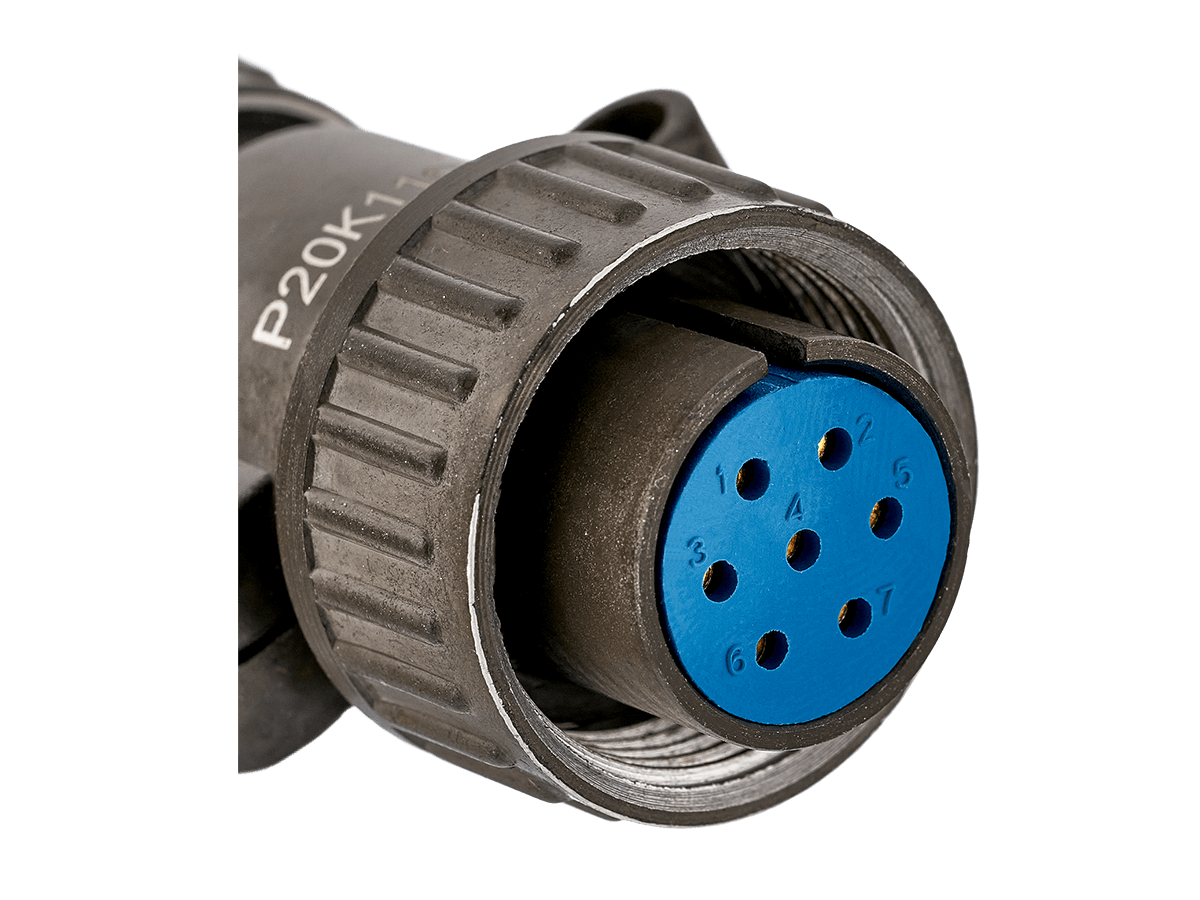 Разъем 7pin (TIG) кабельный IHQ0710