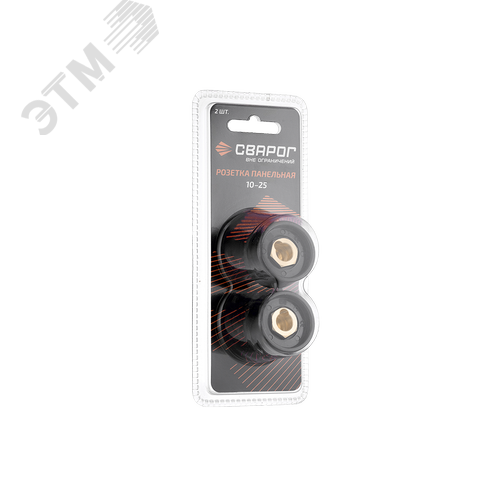 Розетка панельная 10-25 ISQ0080-SVA блистерная упаковка 2 шт - фото 2