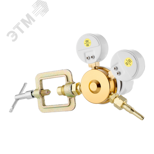 Редуктор ацетиленовый  БАО 5-5 (7871140000), манометры с поверкой - фото 2