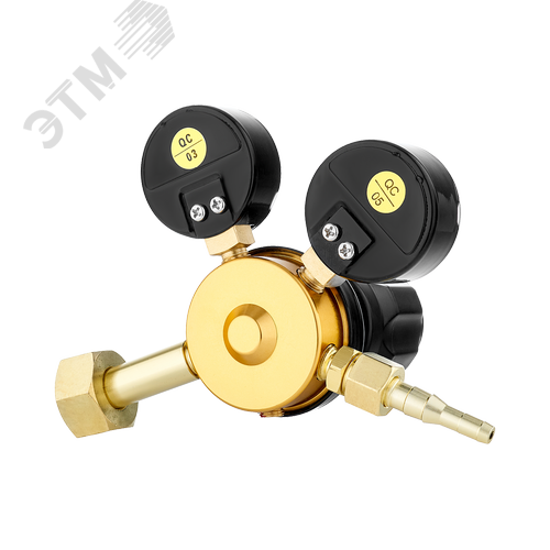 Регулятор расхода газа универсальный  У-30/АР-40-5 (7872632000), манометр с поверкой - фото 2