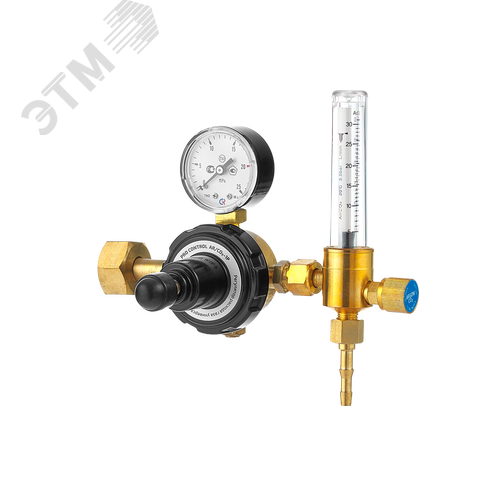 Регулятор расхода газа универсальный Сварог PRO CONTROL AR/CO2 1Р (7872636000), манометр с поверкой - фото 1