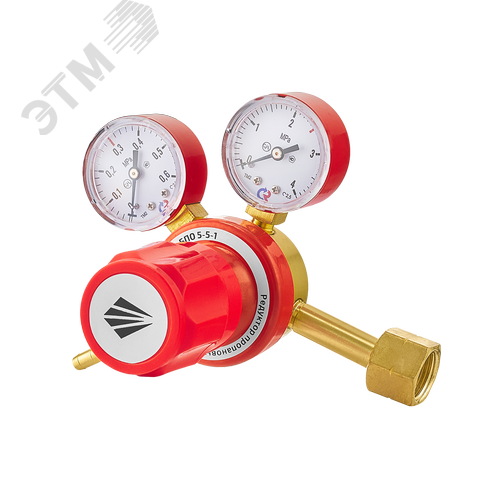 РЕДУКТОР ПРОПАНОВЫЙ БПО  5—5—1 с двумя поверенными манометрами - фото 1