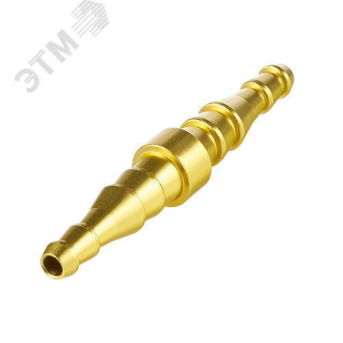 Соединитель прямой для газ. рукавов 6/9 - 6/9, AL - фото 1