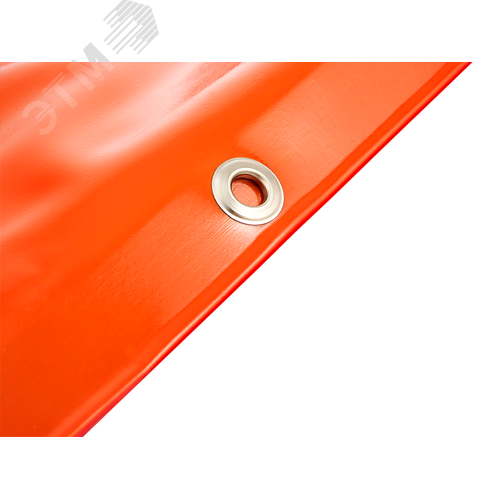 Штора защитная 1,85х1,85 оранжевая 0,6 мм - фото 2