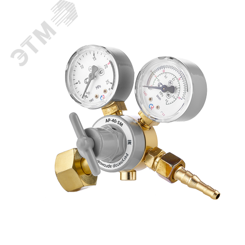 Регулятор аргоновый Сварог АР-40-5М (ArR-137A-FG), манометр с поверкой - фото 1