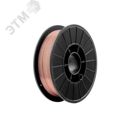 Проволока стальная омедненная CHW-50C6SM  (аналог СВ-08Г2С)  0.8 мм / 5 кг - фото 2