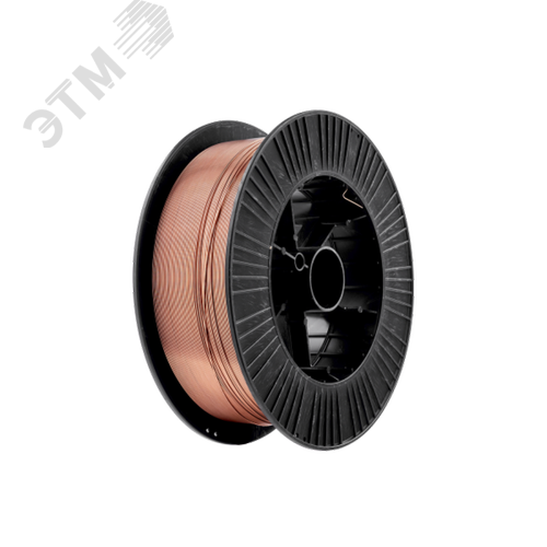 Проволока стальная омедненная CHW-50C6SM  (аналог СВ-08Г2С) 1.0 мм / 15 кг - фото 2