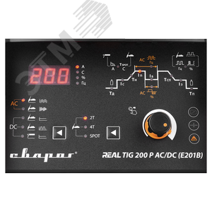 Инвертор сварочный TIG 200 P AC/DC ''REAL'' (E201B) НАКС РФ 00000099459 СВАРОГ - 3