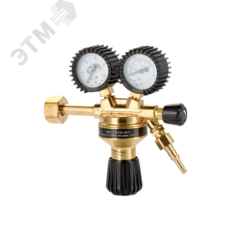 Регулятор расхода газа универсальный Сварог ТECH CONTROL UNI AR/CO2 (ArR-128), манометры с поверкой - фото 2