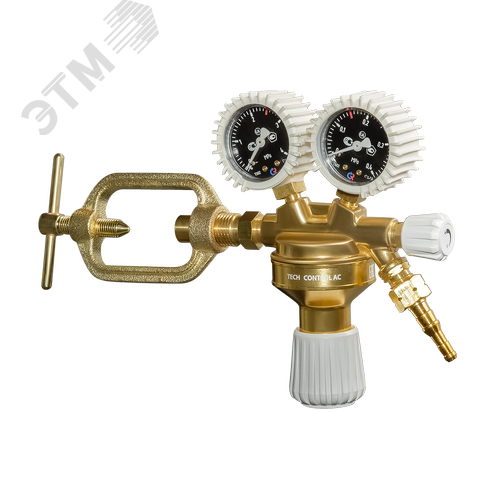 Редуктор ацетиленовый  TECH CONTROL AC (AR-128), манометры с поверкой - фото 3