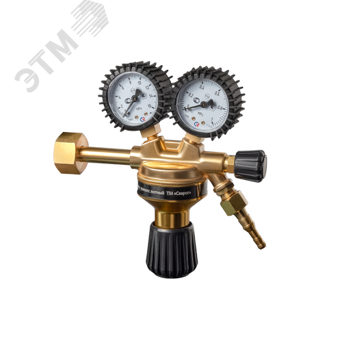 Редуктор углекислотный  TECH CONTROL CD (TR-128), манометры с поверкой - фото 2