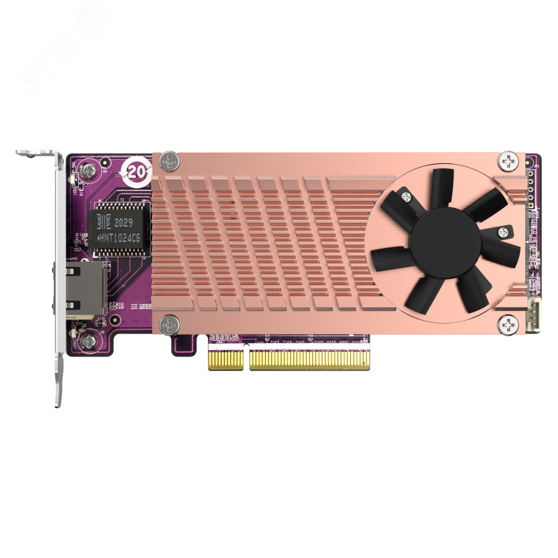 Изображение товара Карта расширения QM2, 2xM.2 2280 NVMe, 1x10GbE LAN, PCIe Gen3 x8 (шт) Изображение товара Карта расширения QM2, 2xM.2 2280 NVMe, 1x10GbE LAN, PCIe Gen3 x8 (шт)