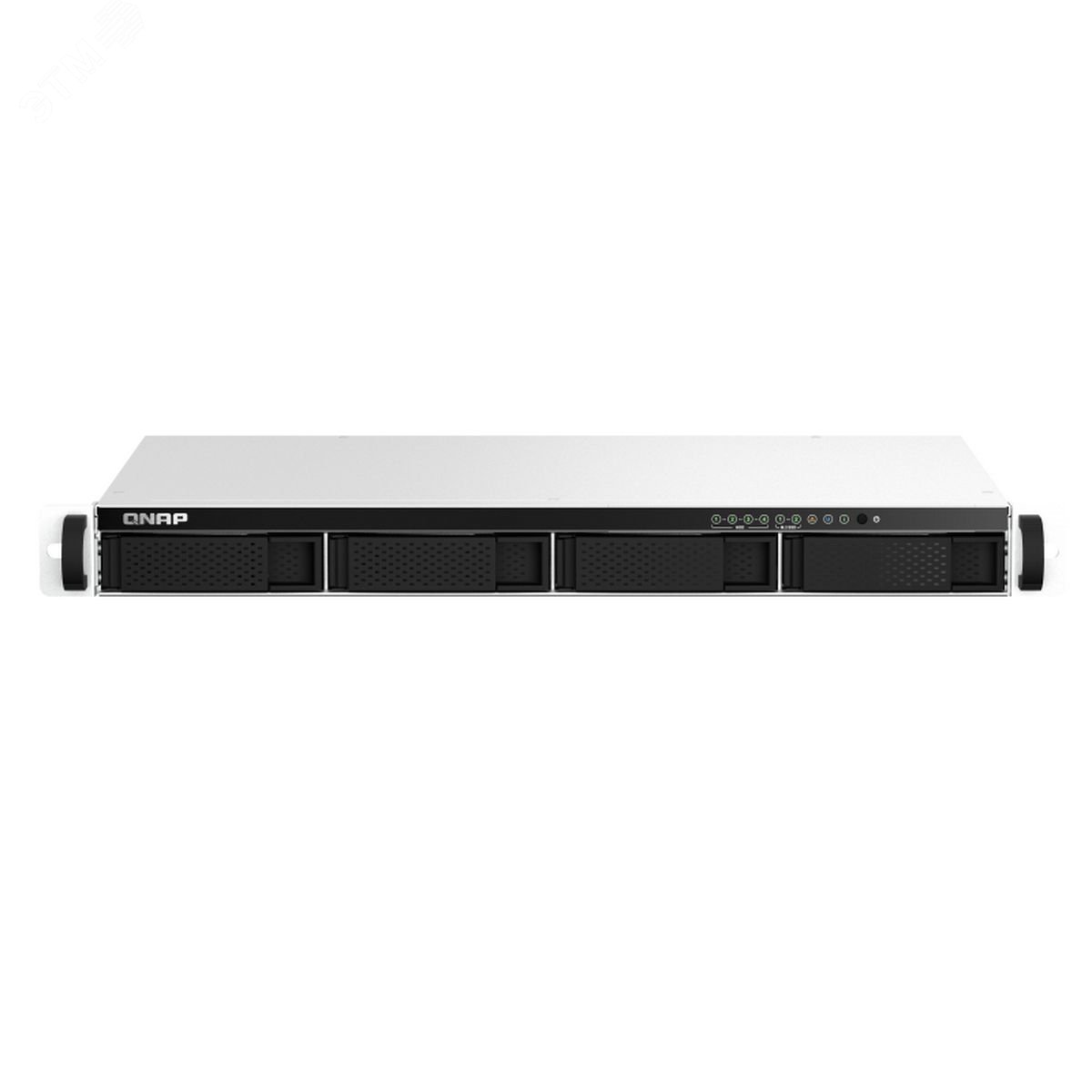 Изображение товара RAID-накопитель QNAP TS-464eU с 4 дисковыми отсеками и SSD слотом Изображение товара RAID-накопитель QNAP TS-464eU с 4 дисковыми отсеками и SSD слотом
