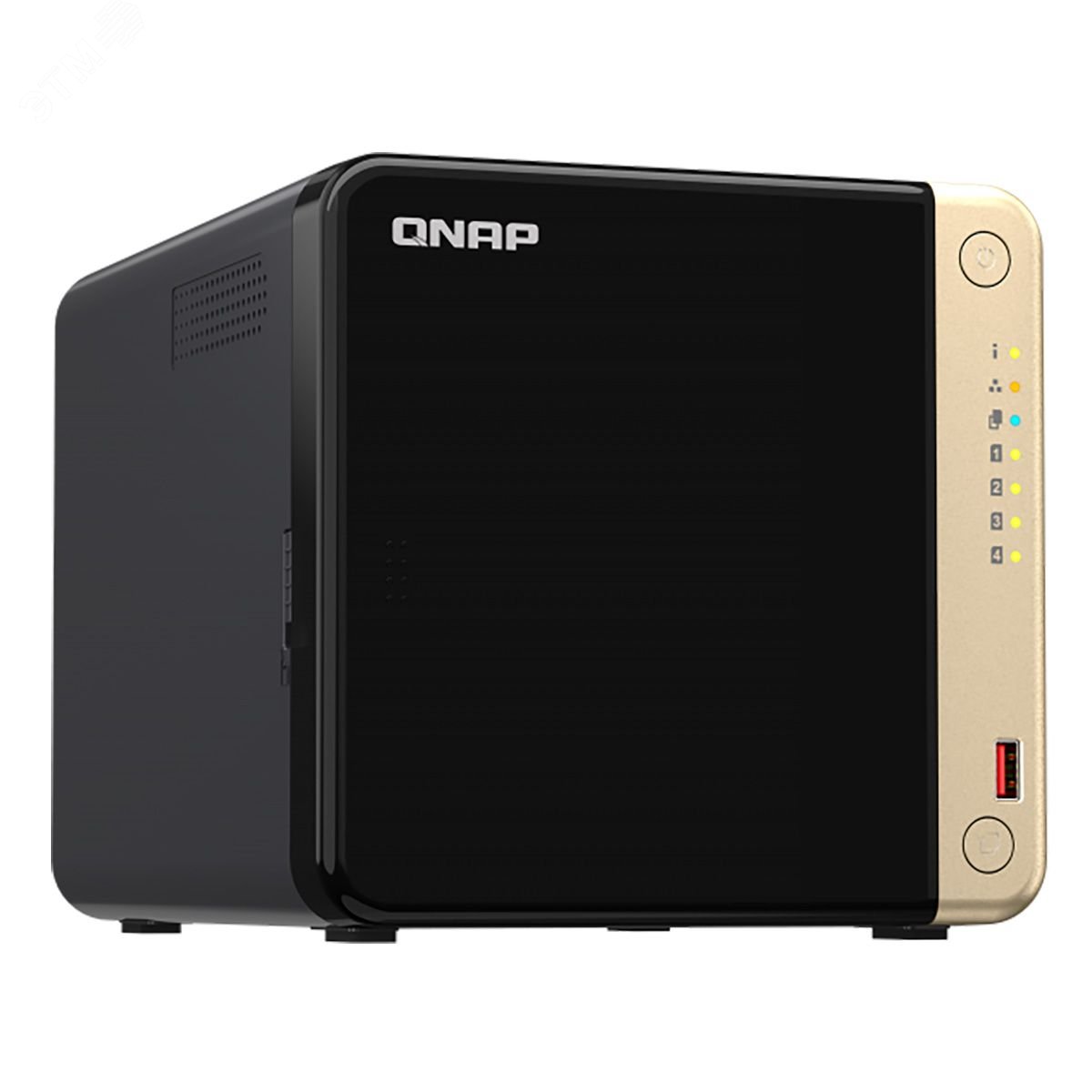 Изображение товара RAID-накопитель QNAP TS-464 с 8 ГБ DDR4, двухпортовым 2,5 GbE и HDMI