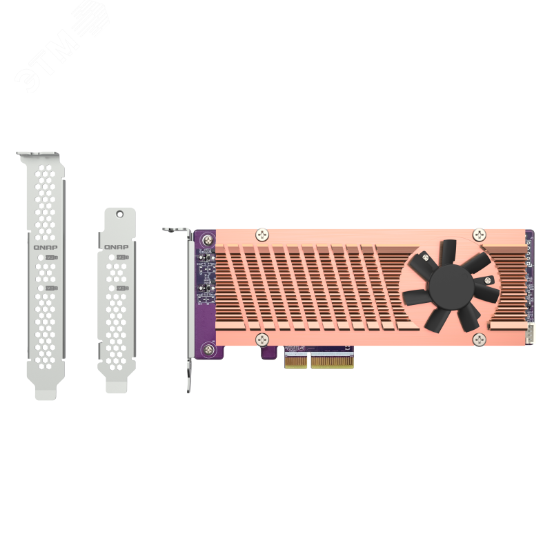 Изображение товара Плата расширения QM2, 2xM.2 22110/2280, NVMe, PCIe Gen3 x4 (шт)