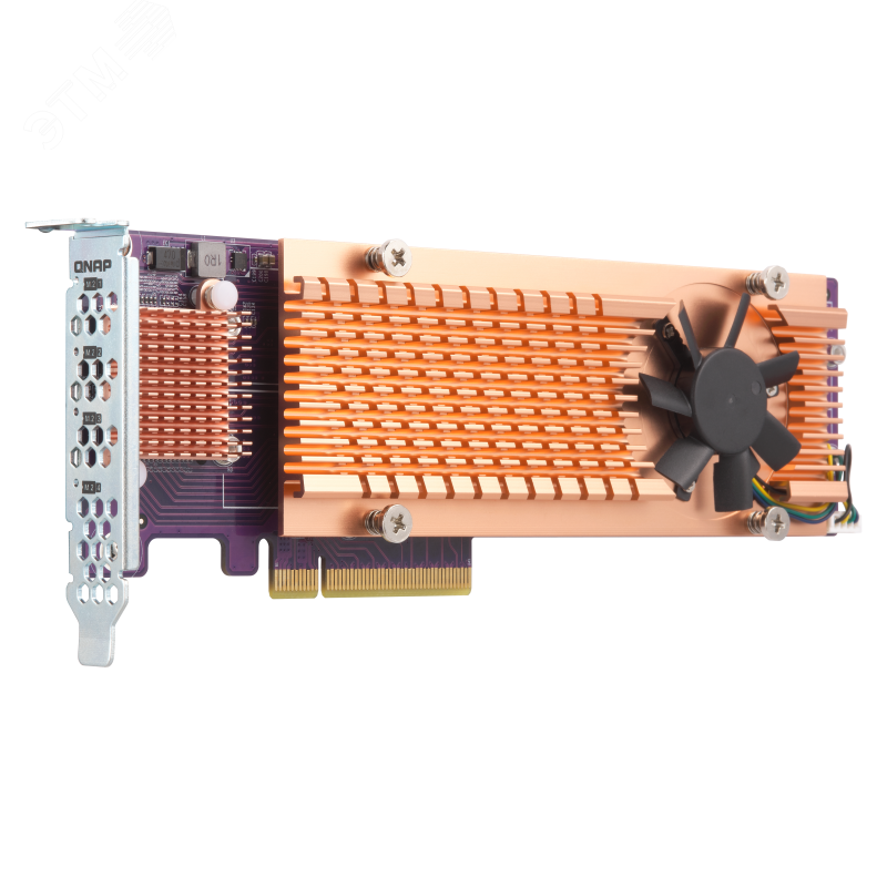 Изображение товара Плата расширения QM2, 4xM.2 2280 NVMe, PCIe Gen3 x8 (шт)