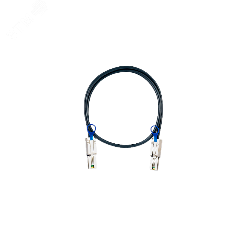 Изображение товара Кабель mini SAS (SFF-8088) QNAP 0.5 м для NAS и расширений