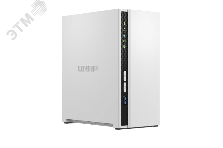 Изображение товара Сетевое хранилище 2 отсека 3,5''/2,5'', ARM 2.0 ГГц, DDR4 2 ГБ (шт)