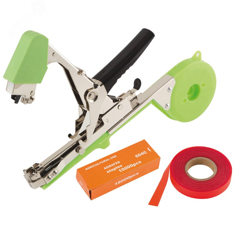 Изображение товара Садовый тапенер Park комплект для подвязывания растений 10000 скоб 30м ленты