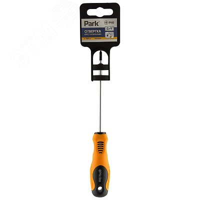 Изображение товара Отвертка Standart PH0х10см, двухкомпонентная рукоятка, крестовая (шт)