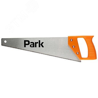 Изображение товара Ножовка по дереву PARK 35 см с пластиковой ручкой и закаленными зубьями