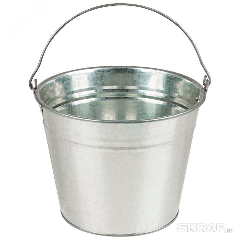 Изображение товара Оцинкованное ведро 5 литров Лайт для бытовых и строительных работ
