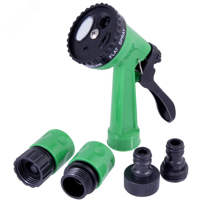 Изображение товара Набор для полива 3/4'' HL062 из 5 предметов, под резьбу для сада