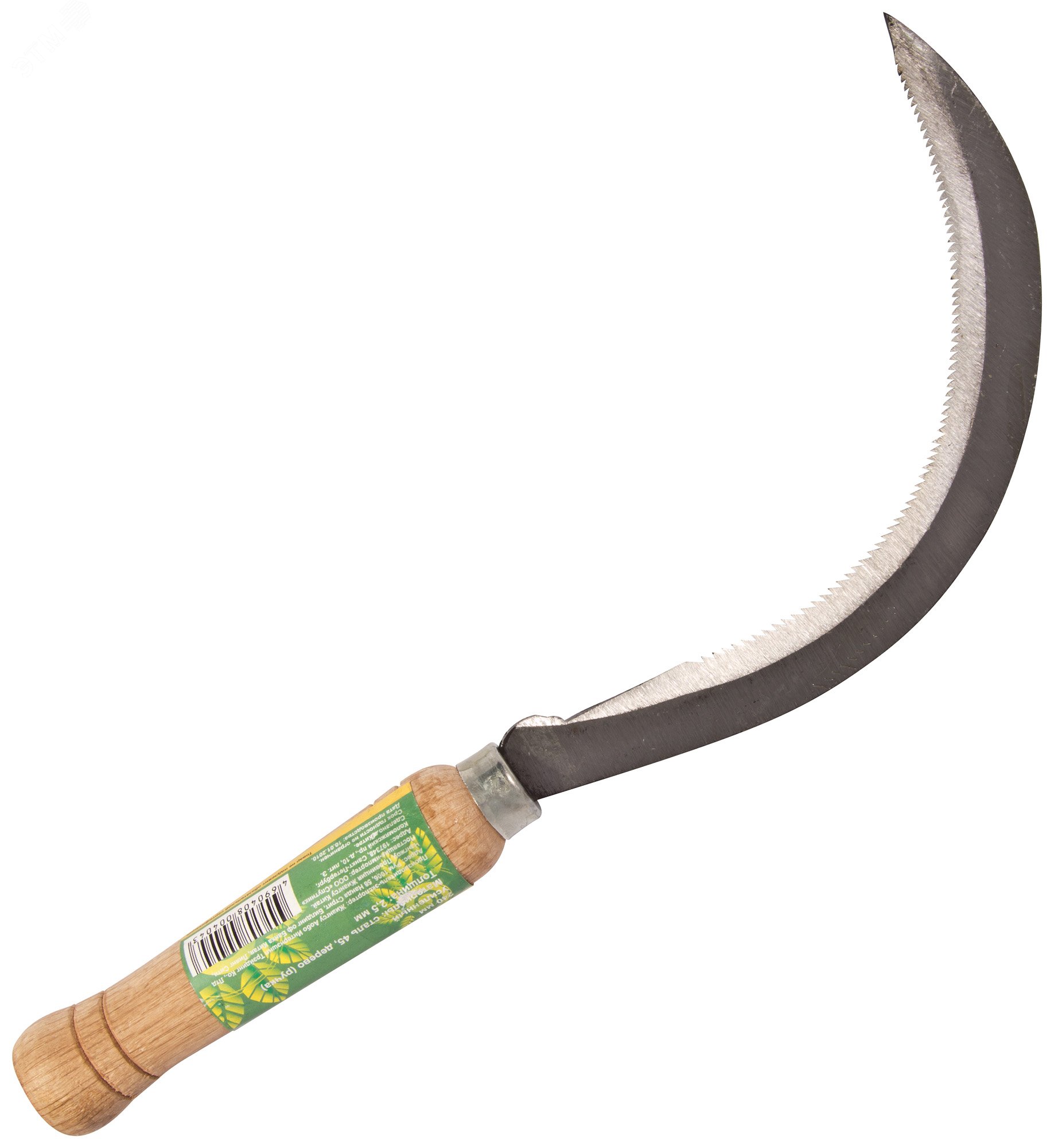 Изображение товара Усиленный серп Park SI202-8 240мм для скашивания травы кустов и сбора урожая