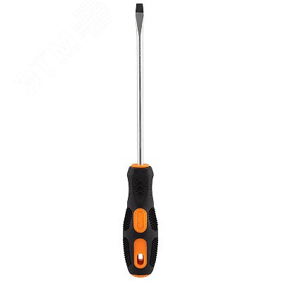 Изображение товара Отвертка Strom SL6х15см шлицевая с магнитным жалом и двухкомпонентной рукояткой