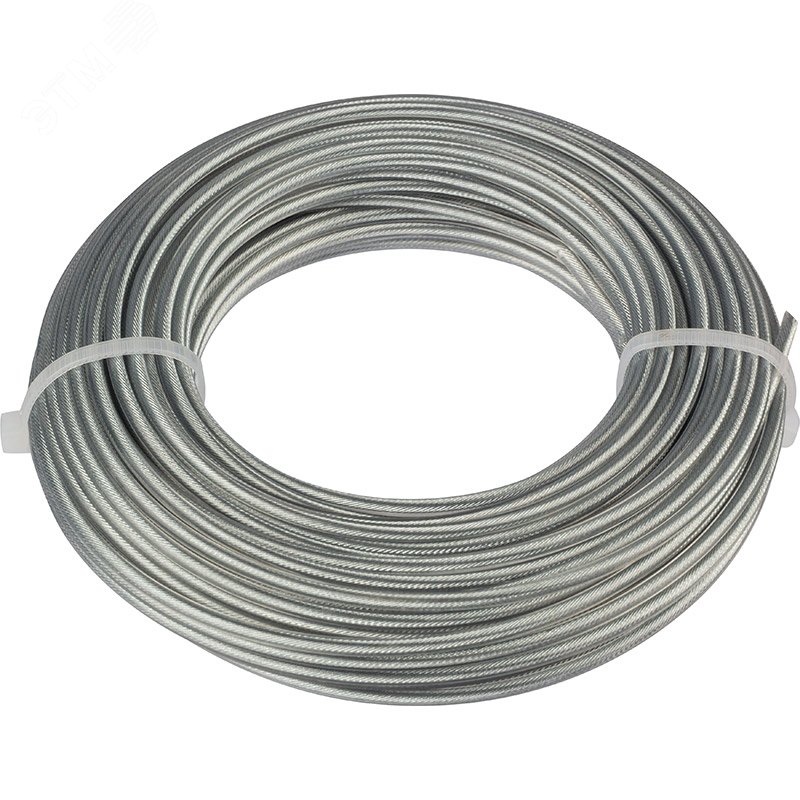 Изображение товара Леска для триммера 2,4 мм x 15 м круглая с металлическим стержнем