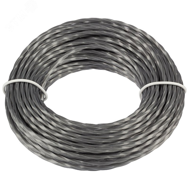 Изображение товара Леска для триммера 2,4 ммх15м (Квадрат перекрученный) (шт)