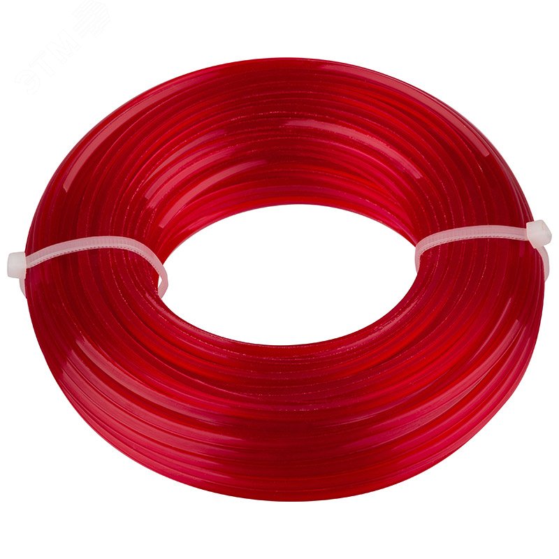 Изображение товара Леска для триммера 2,4 ммх15м квадрат со стержнем